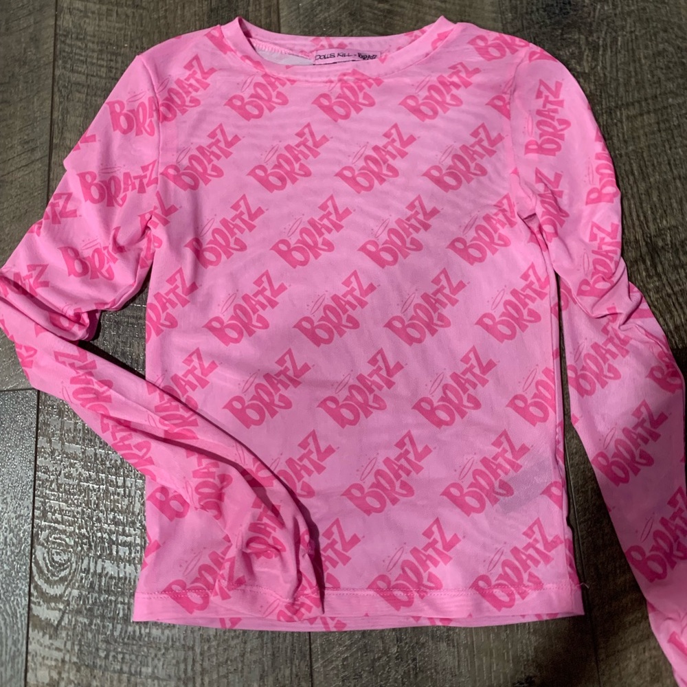 Bratz x Dolls Kill Mesh Long Sleeve Top